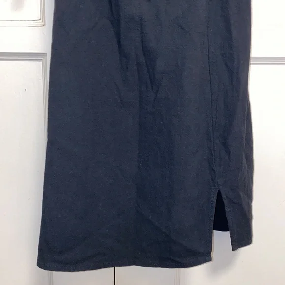 SHEIN Small Frenchy Puff Sleeve Knot Front Frill Trim Split Hem - Picture 9 of 11